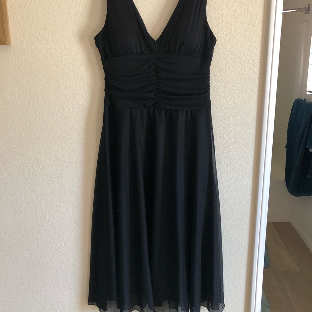 Black cocktail dress